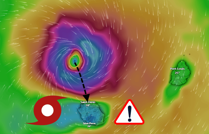 Le cyclone Garance pourrait frapper de plein fouet la Réunion